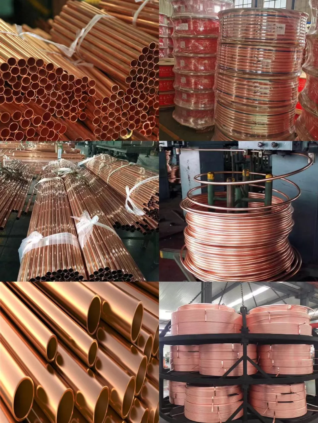 ASTM B280 B837 En 12735-1c10200 C11000 C1220 C2300 Pure Copper Alloy Round Square Rectangle Pipe Bronze Brass H45 H55 H60 H65 H85 Rod Copper Rod Tube