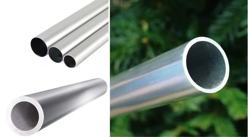 China Factory Sales Alloy ASTM 6063 1060 7075 3003 T5 Aluminum Round Pipe Factory Direct Sales Aluminum Round Hollow Tube