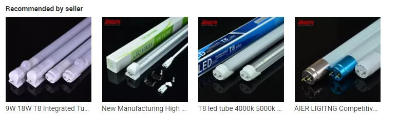 Super Bright OEM&ODM Indoor Lighting V Shaped Aluminum Shop Lights 4FT 8FT Integrated T8 LED Tube